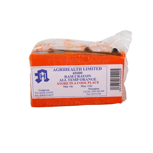 Agrihealth **Orange** Ram Raddle Crayon (Block) ~